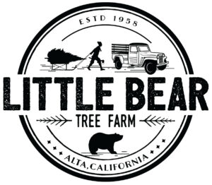 Little bear tree farm Black.jpg square 300x262